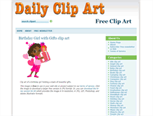 Tablet Screenshot of dailyclipart.net